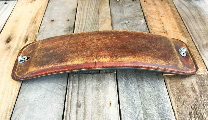 2006-2017 Harley Dyna Passenger Pad 201 Brown Dist Leather Street Bob Low USA - Mother Road Customs