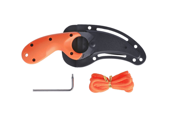 CRKT Bear Claw Veff Serrated Rescue Knife Orange
