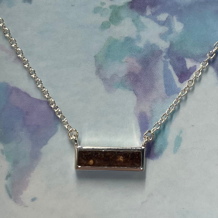 Delicate Dune Bar Necklace