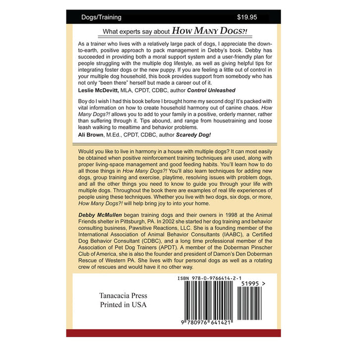 E-BOOK How Many Dogs?! Using Positive Reinforcement Training to Manage a Multiple Dog Household by Debby McMullen