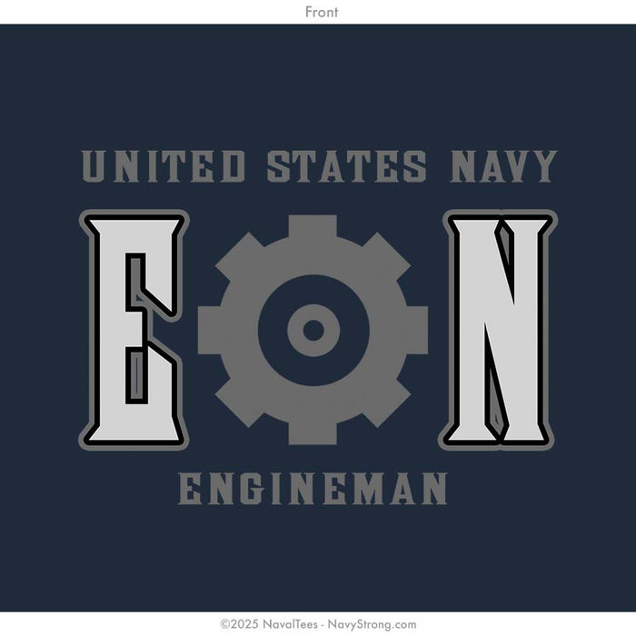 "Engineman" Hooded Sweatshirt | Navy