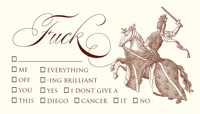 Fuck Knight Calling Cards