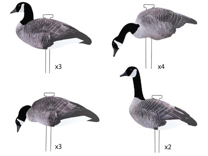 Game On Canada Goose 2D Silhouette Decoys 12 Piece Pack