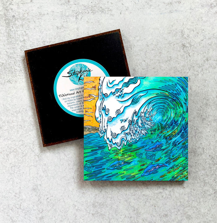 Green Wave Magnet