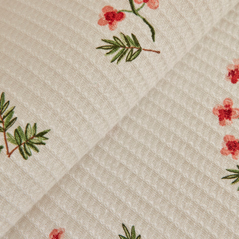Karaca Silvie, Ensemble en Piqué 100 % Coton, Rouge