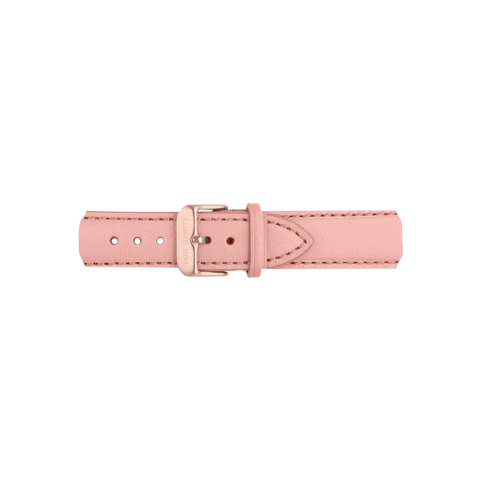 Leder Uhrenarmband Roségold Aurora 20 mm