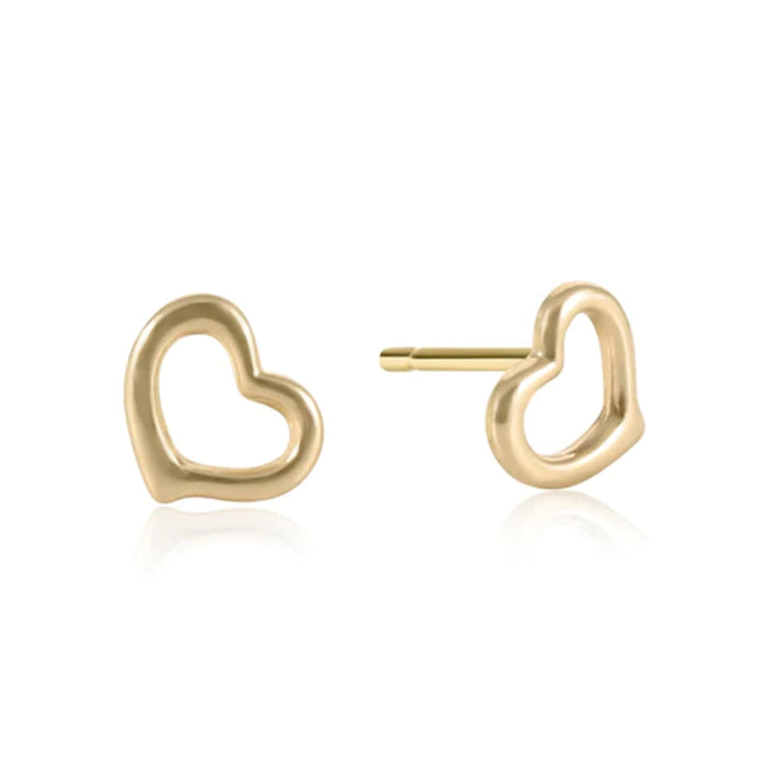 Love Stud Earrings Gold*