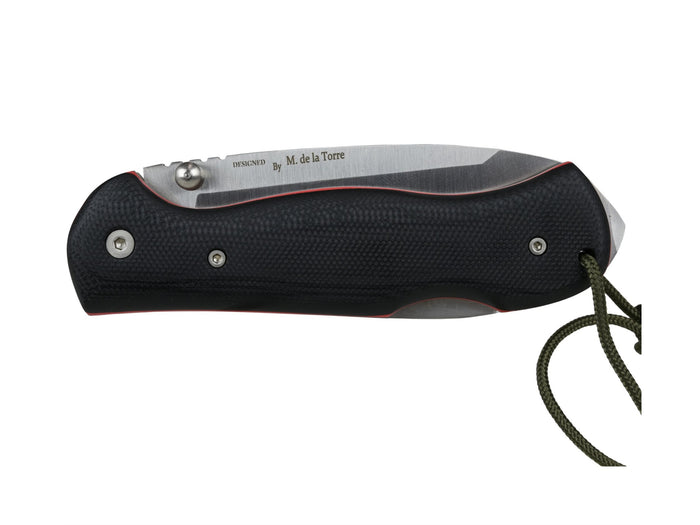 Miguel Nieto Ranger Folding Knife N695 Steel | Black Mikarta