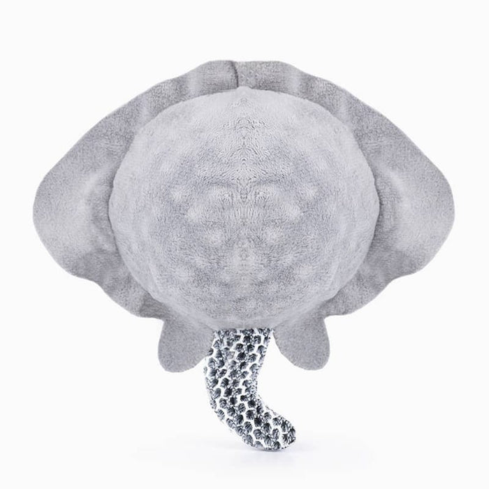Hugsmart Products Inc dog toys Ocean Pals Stingray Smiley Face Super Ball Mesh Plush Dog Toy