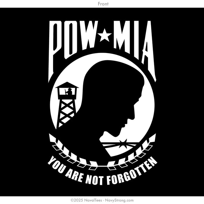 "POW MIA Eagle" Hooded Sweatshirt | Black