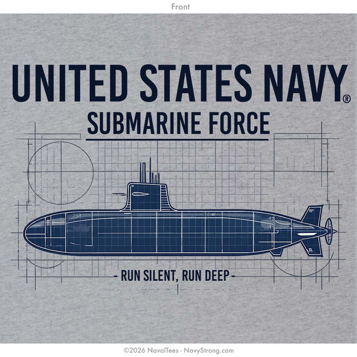 "Run Silent" Tee | Grey