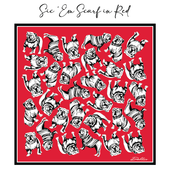 Sic 'Em Gameday Scarf (red)