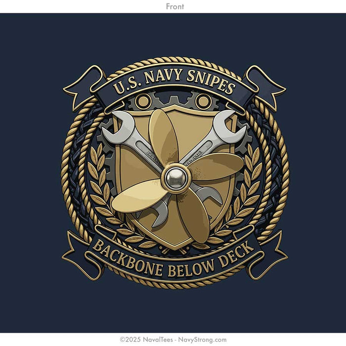 "Snipe Badge" Tee | Navy