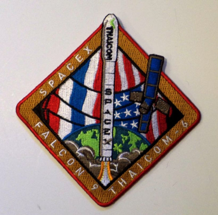 SPACEX MISSION PATCH THAICOM 6 - The Space Store