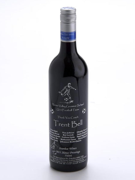 Thank You Coach - Engraved Wine & Gift Box