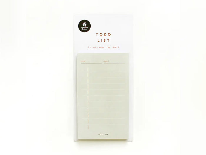 To Do List Sticky Memo 1936