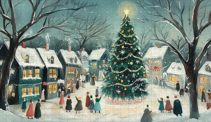 Village Tree | 600 Piece Jigsaw Puzzle