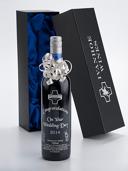 Wedding Day - Engraved Bottle & Gift Box