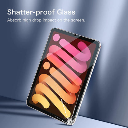 [2 Pack] iPad Mini A17 Pro (2024), iPad Mini 6th Gen (2021) Tempered Glass Screen Protector | Fintie