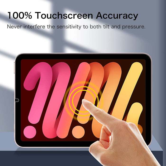 [2 Pack] iPad Mini A17 Pro (2024), iPad Mini 6th Gen (2021) Tempered Glass Screen Protector | Fintie