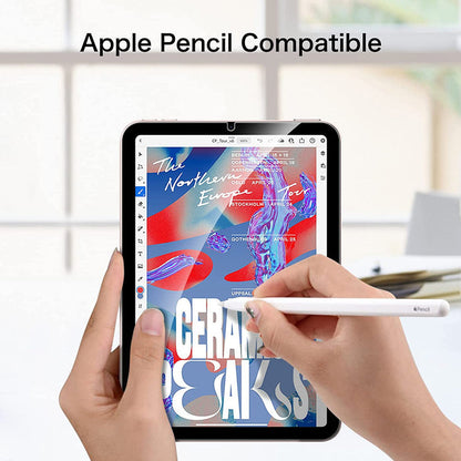 [2 Pack] iPad Mini A17 Pro (2024), iPad Mini 6th Gen (2021) Tempered Glass Screen Protector | Fintie