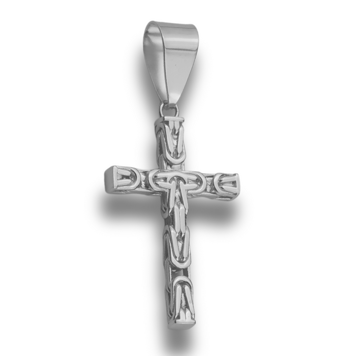 5mm Kreuz Anhänger Königskette - 925er Silber
