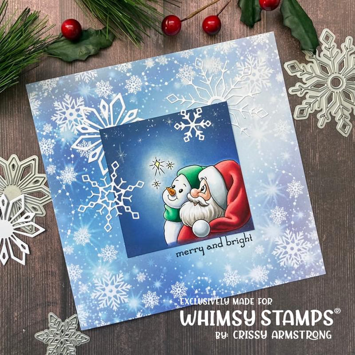 6x6 Paper Pack - Blurry Flurries - Whimsy Stamps