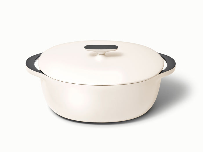 8 qt Enameled Cast Iron Oval Dutch Oven
