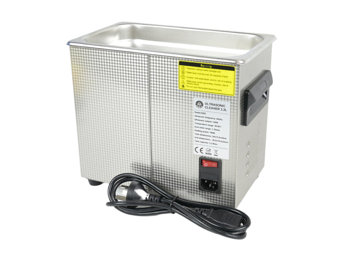 Accutech Ultrasonic Heated Cleaner 3.2L 120W Digital Unit
