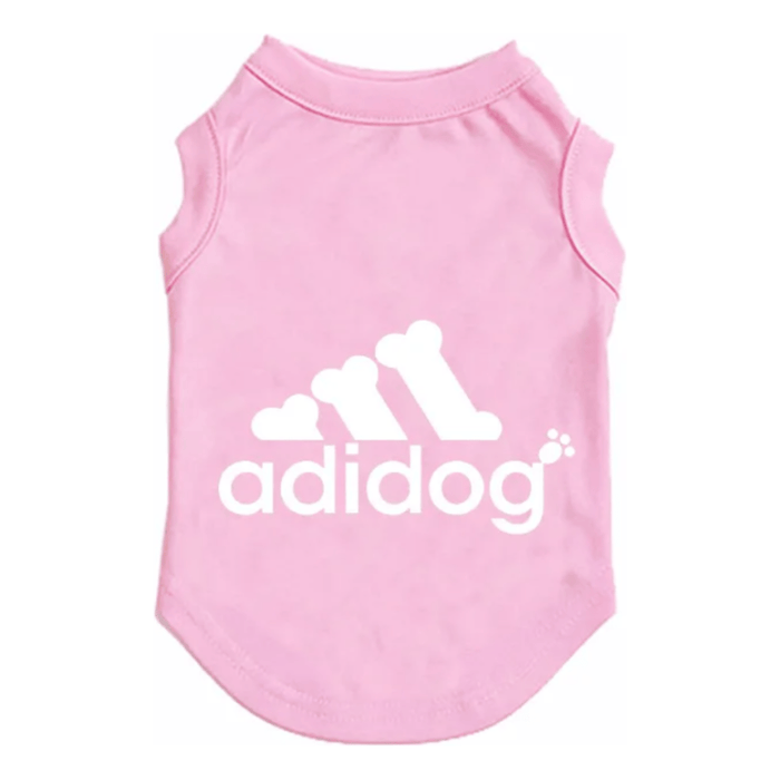 AE Dog Apparel Pink / XS Adi-dog Dog Tee in Pink or Black