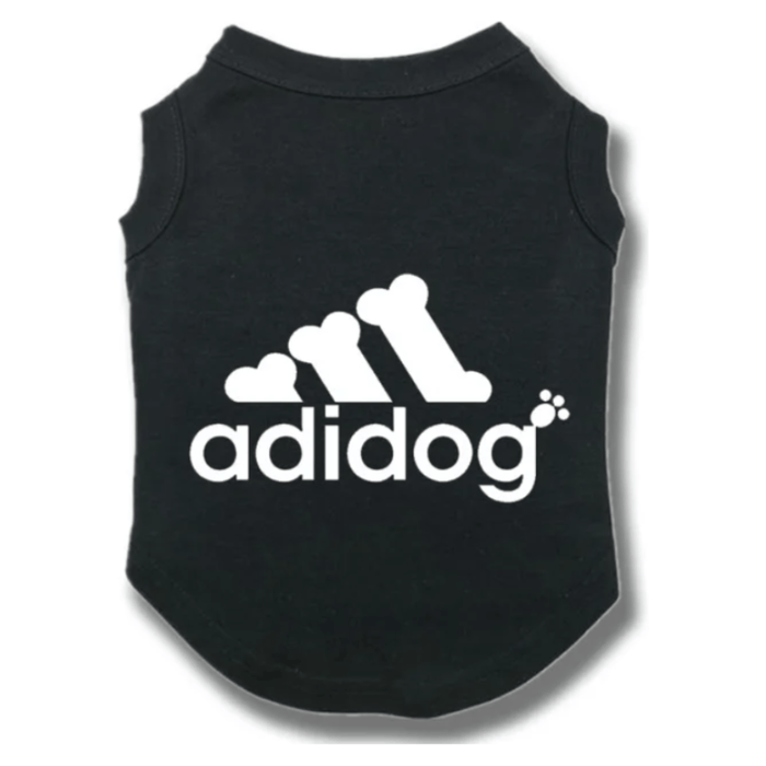 AE Dog Apparel Blk / XS Adi-dog Dog Tee in Pink or Black