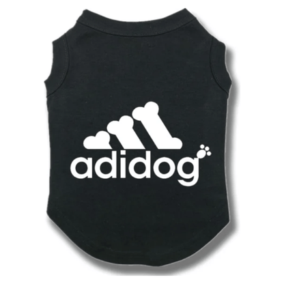 AE Dog Apparel Blk / XS Adi-dog Dog Tee in Pink or Black