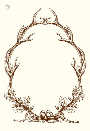 Antler Wreathe Gift Tags