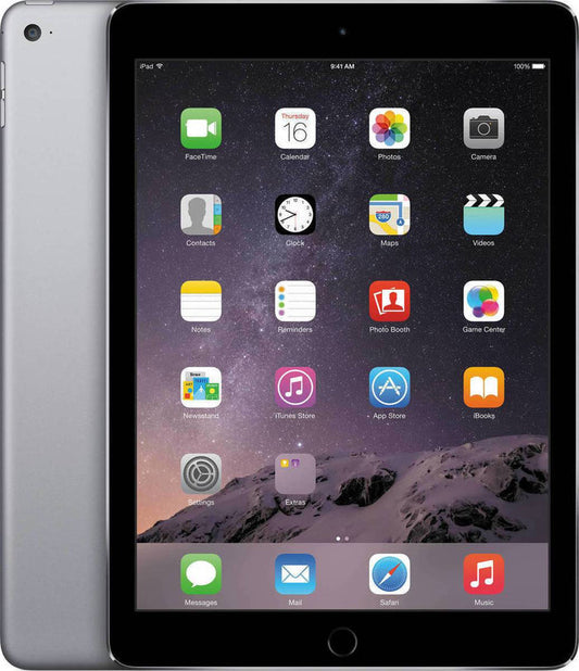 Apple iPad Air 2 Tablet (9.7" Retina, Wi-Fi, 64GB) Space Gray MGKL2LL/A A1566 - Coretek Computers