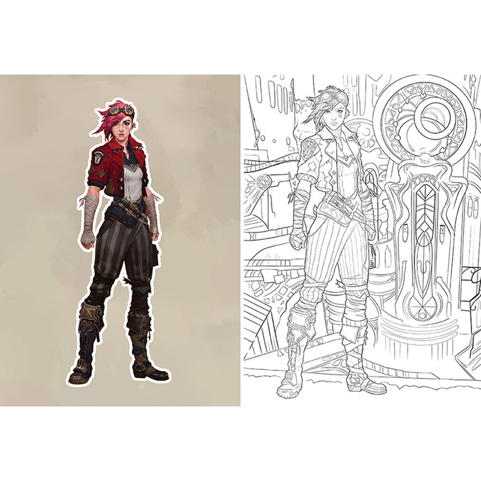 Arcane: The Official Coloring Book
