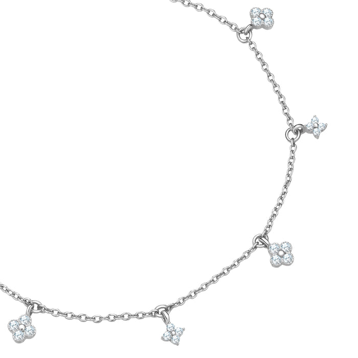 Armband mit Zirkonia-Anhängern