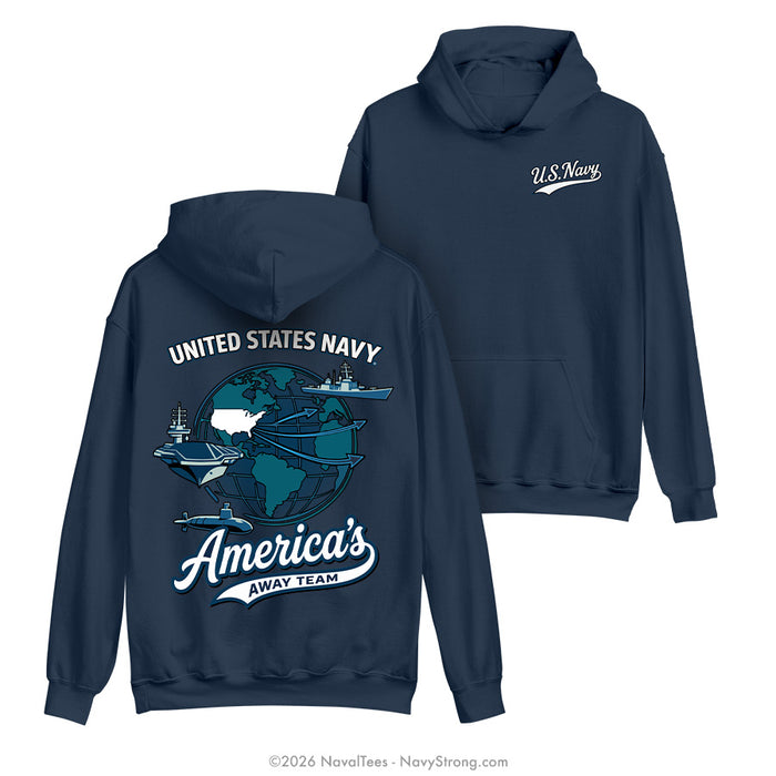"Away Team" Hooded Sweatshirt | Navy