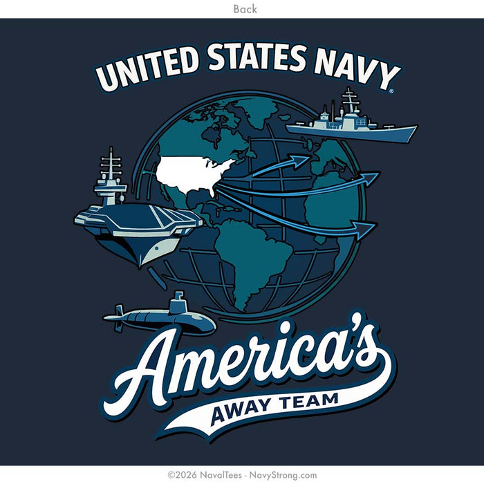 "Away Team" Long Sleeve Tee | Navy