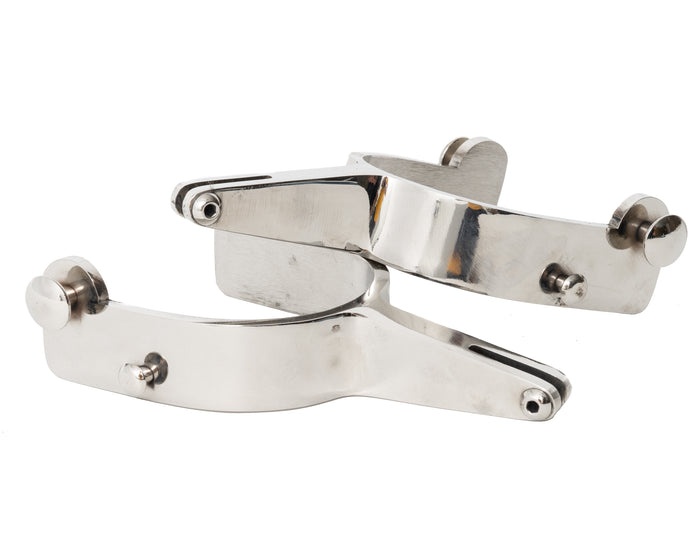 Beastmaster Stainless Bareback Spurs