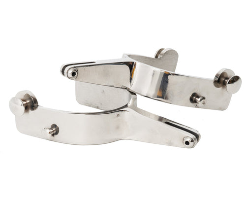 Beastmaster Stainless Bareback Spurs