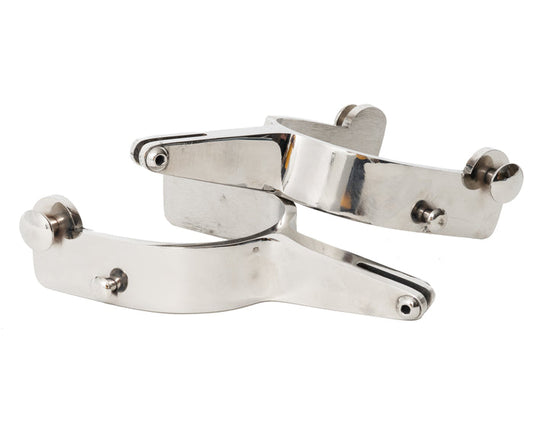 Beastmaster Stainless Bareback Spurs