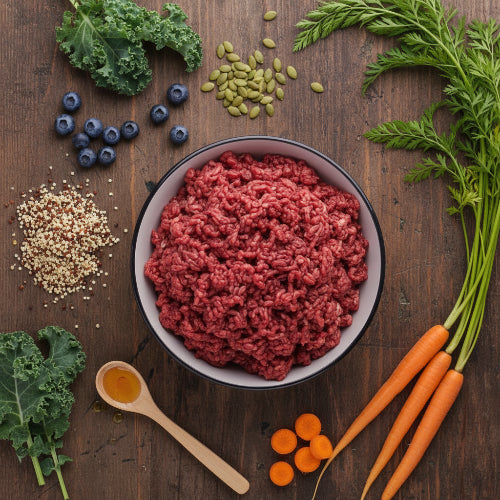 beef raw dog food blend | Buck Wild Bison meat