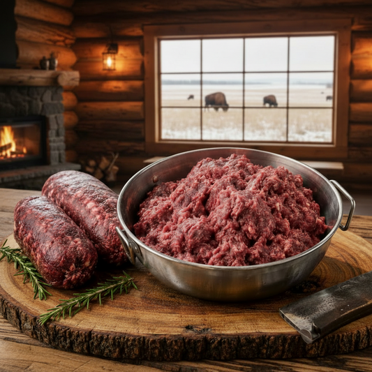 bison raw dog food