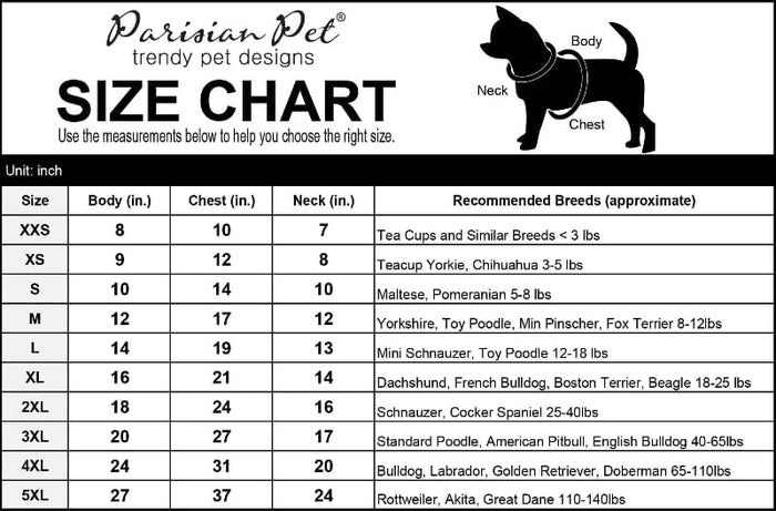 Parisian Pet® Tee's Black Tuxedo Elegant Formal Embroidered Dog T-Shirt