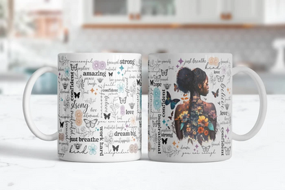 Bloom, Believe & Become | Positive Affirmation Mug | 1314 Creations