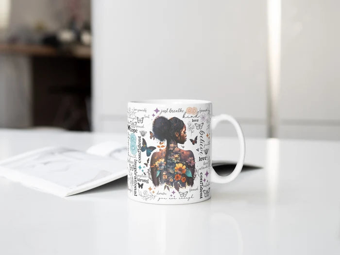 Bloom, Believe & Become | Positive Affirmation Mug | 1314 Creations