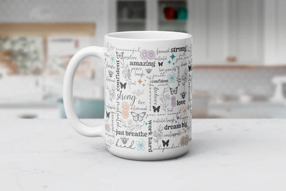 Bloom, Believe & Become | Positive Affirmation Mug | 1314 Creations
