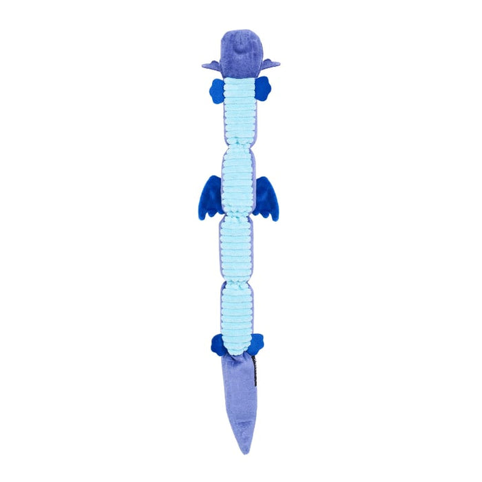 ZippyPaws dog toys Blue Zippy Dragonz Long Plush Dog Toy