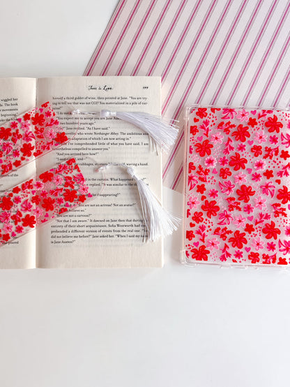 Blush Garden Kindle Case and/or Bookmark [Combined Listing]