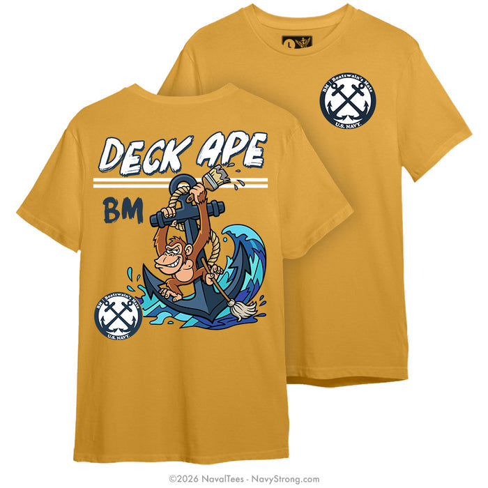 "BM Surf Designs" Tee | Gold